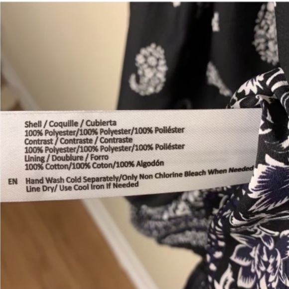 Black and White Paisley Dress - Picture 10 of 10